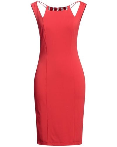 Camilla Midi Dress - Red