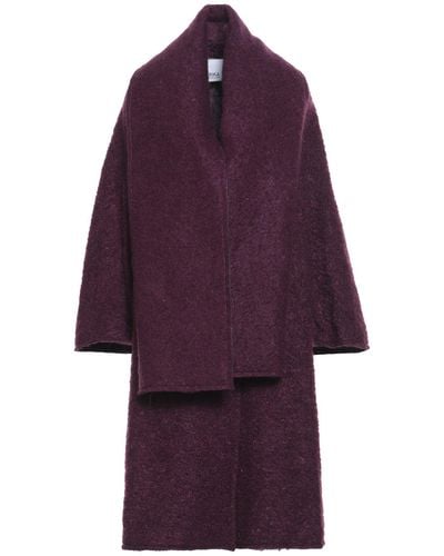 Erika Cavallini Semi Couture Coat - Purple