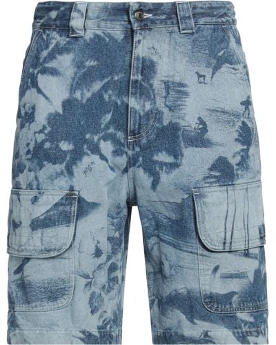 MSGM Denim Shorts - Blue