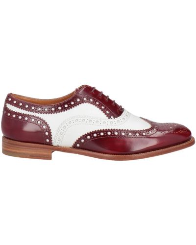 Church's Chaussures à lacets - Rouge