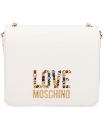 Love Moschino Umhängetasche - Weiß