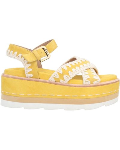 Mou Sandals - Yellow