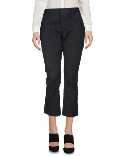 DSquared² Cropped Trousers - Black