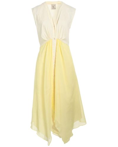 L'Autre Chose Midi Dress - Yellow
