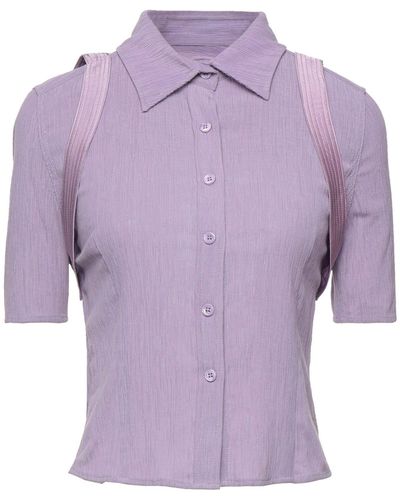 PRIVATE POLICY Shirt - Purple