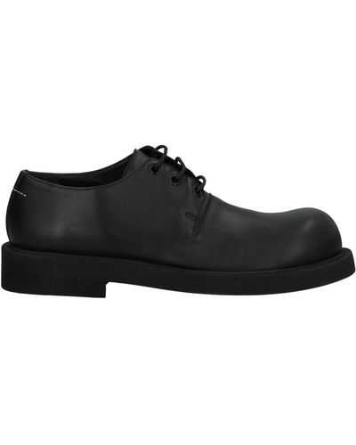 MM6 by Maison Martin Margiela Lace-up Shoes - Black