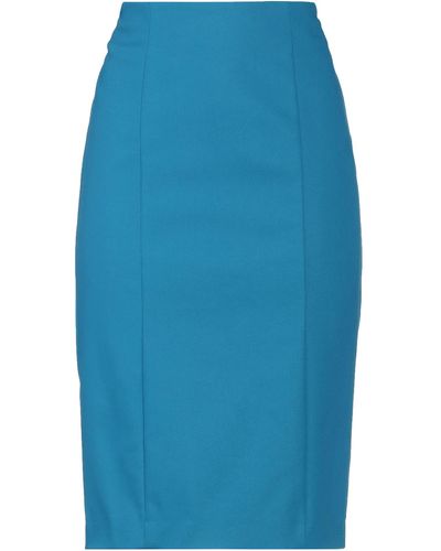 Caractere Midi Skirt - Blue