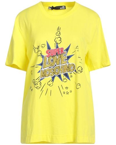Love Moschino Camiseta - Amarillo