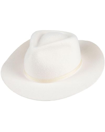 SIMONA CORSELLINI Hat Wool - White