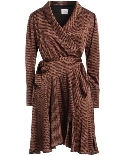 Anonyme Designers Mini Dress - Brown