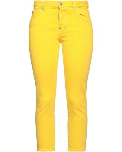 DSquared² Denim Cropped - Yellow