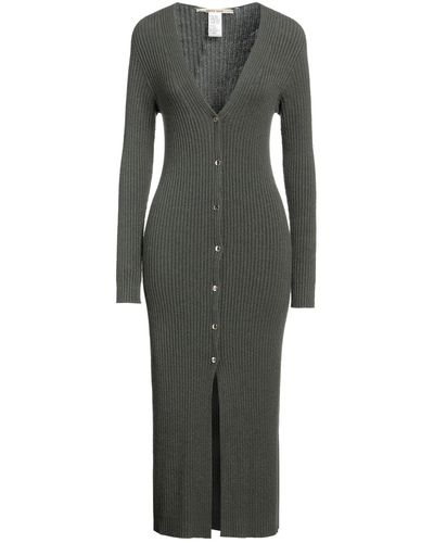 Angela Davis Midi Dress - Grey