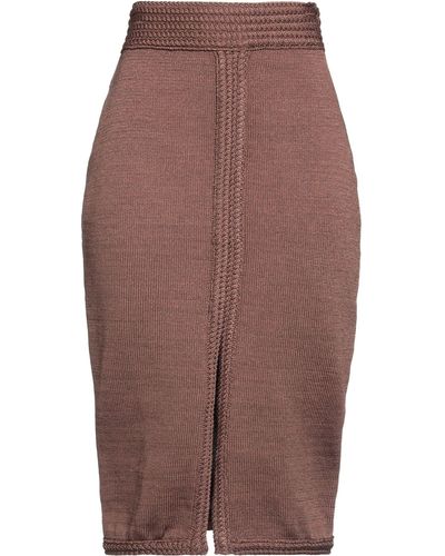 antonella rizza Jupe midi - Marron