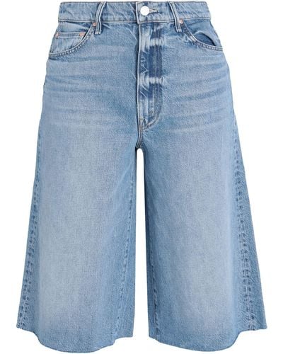 Mother Cropped Jeans - Blau