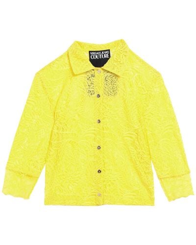 Versace Shirt Polyamide - Yellow