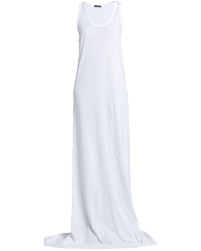 Ann Demeulemeester Maxi-Kleid - Weiß