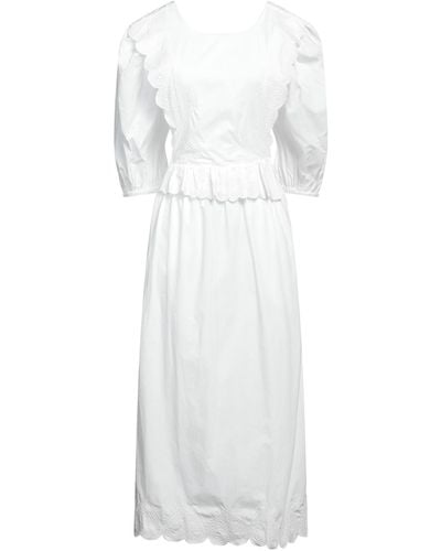 Sea Midi Dress - White