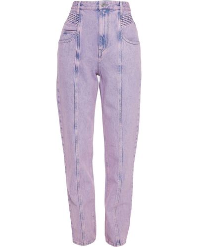 Isabel Marant Denim Pants - Purple