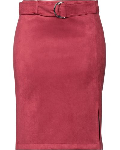 Silvian Heach Midi Skirt - Red