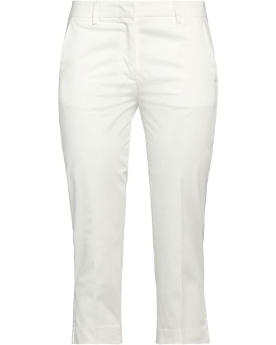 Grifoni Pantaloni Cropped - Bianco