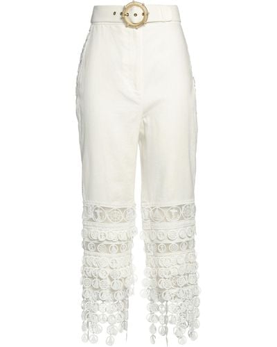 Zimmermann Pantalon - Blanc