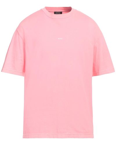 A.P.C. T-shirts - Pink