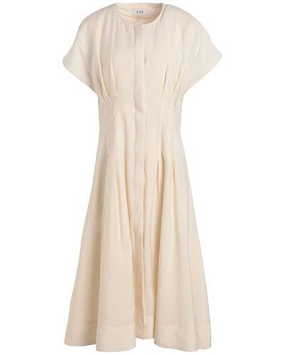COS Midi Dress Modal, Polyester - Natural
