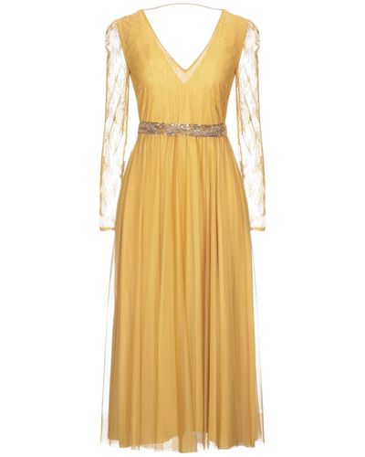 Patrizia Pepe Midi Dress - Yellow