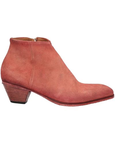 Ghost Ankle Boots - Red
