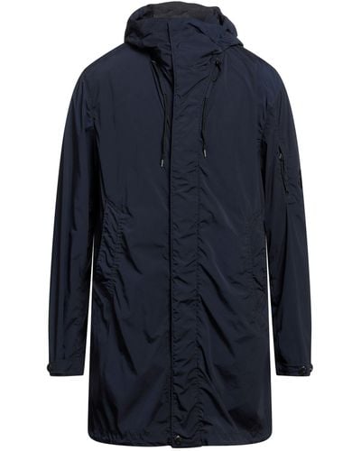 C.P. Company Overcoat & Trench Coat - Blue