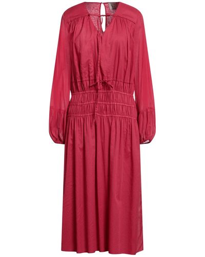 L'Autre Chose Midi Dress - Red