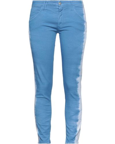 CYCLE Pastel Pants Cotton, Elastane - Blue