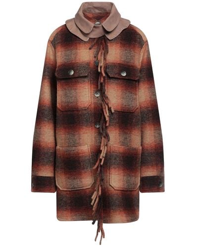 Bazar Deluxe Overcoat & Trench Coat - Brown