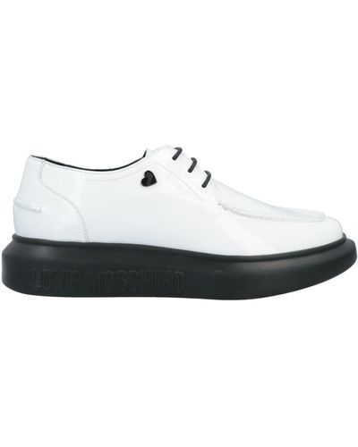 Love Moschino Zapatos de cordones - Blanco