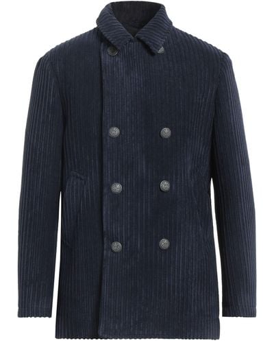 Barbati Overcoat & Trench Coat - Blue