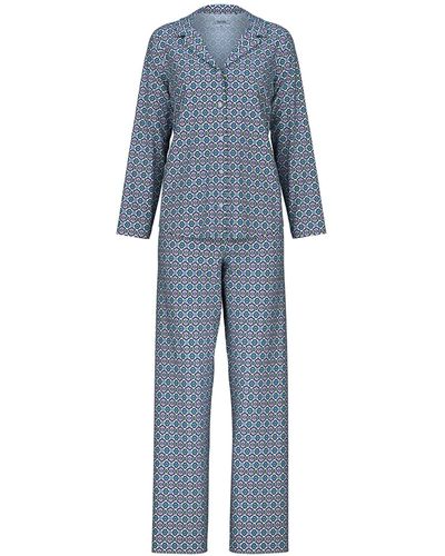 CALIDA Pyjama - Blau