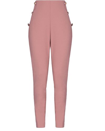 Imperial Pastel Pants Polyester, Elastane - Red
