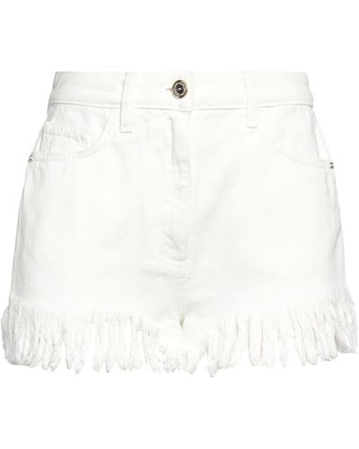 Elisabetta Franchi Denim Shorts - White