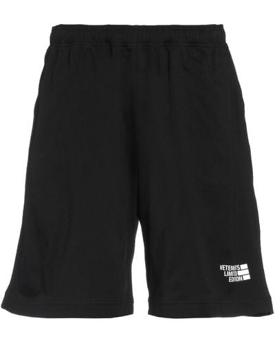 Vetements Shorts & Bermudashorts - Schwarz