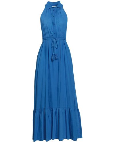 Peperosa Long Dress - Blue