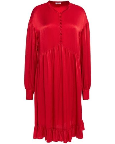 Ghost Midi Dress - Red