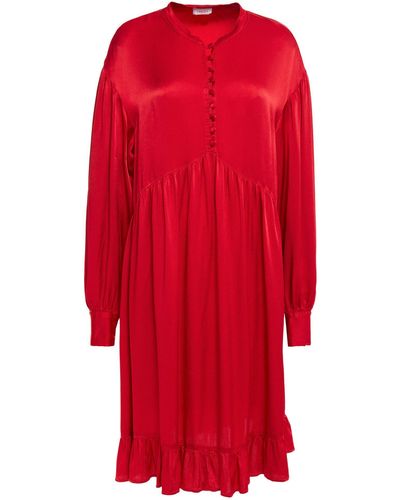 Ghost Midi Dress - Red
