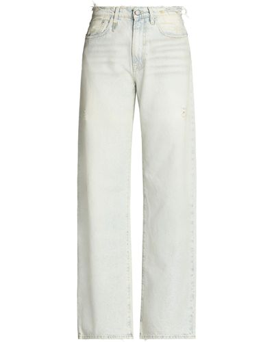 R13 Denim Pants - White