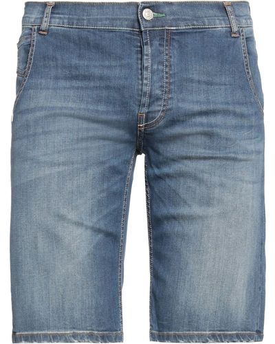 Grey Daniele Alessandrini Shorts Jeans - Blu