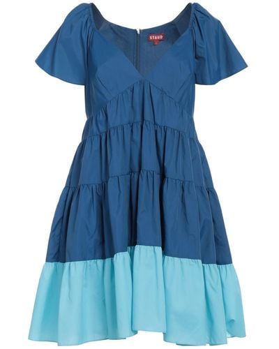 STAUD Mini Dress - Blue