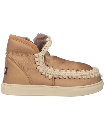 Mou Ankle Boots Shearling - Natural
