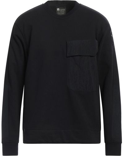 Blauer Sweatshirt - Schwarz