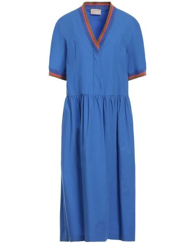 Drumohr Midi Dress - Blue