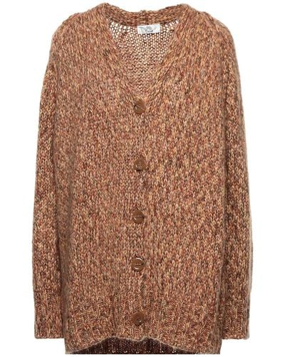 Attic And Barn Cardigan - Marrone