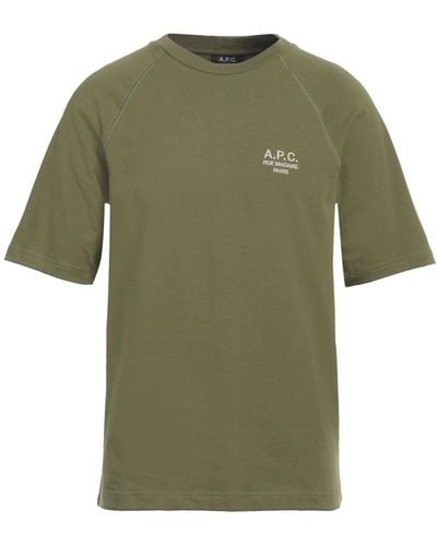 A.P.C. T-shirt - Vert